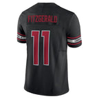 Kooe A.Cardinals #11 Larry Fitzgerald Player Black Vapor F.U.S.E. Limited Home Game Stitched Jerseys