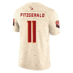 Kooe A.Cardinals #11 Larry Fitzgerald Player Cream Rivalries Collection Vapor Limited Home Game Stitched Jerseys