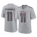Kooe A.Cardinals #11 Larry Fitzgerald Player Gray Fashion Home Game Stitched Jerseys