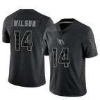 Kooe A.Cardinals #14 Michael Wilson Player Black RFLCTV Limited Stitched Jerseys