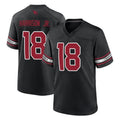 Kooe A.Cardinals #18 Marvin Harrison Jr. Player Black Alternate Game Stitched Jerseys