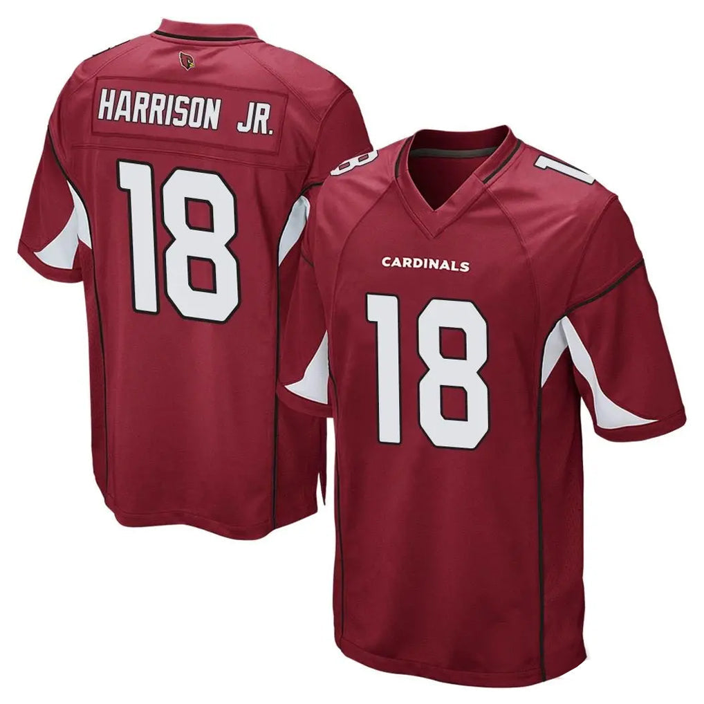 Kooe A.Cardinals #18 Marvin Harrison Jr. Player Cardinal Home Game Stitched Jerseys