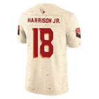 Kooe A.Cardinals #18 Marvin Harrison Jr. Player Cream Rivalries Collection Vapor Limited Home Game Stitched Jerseys