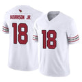 Kooe A.Cardinals #18 Marvin Harrison Jr. Player White Vapor F.U.S.E. Limited Home Game Stitched Jerseys