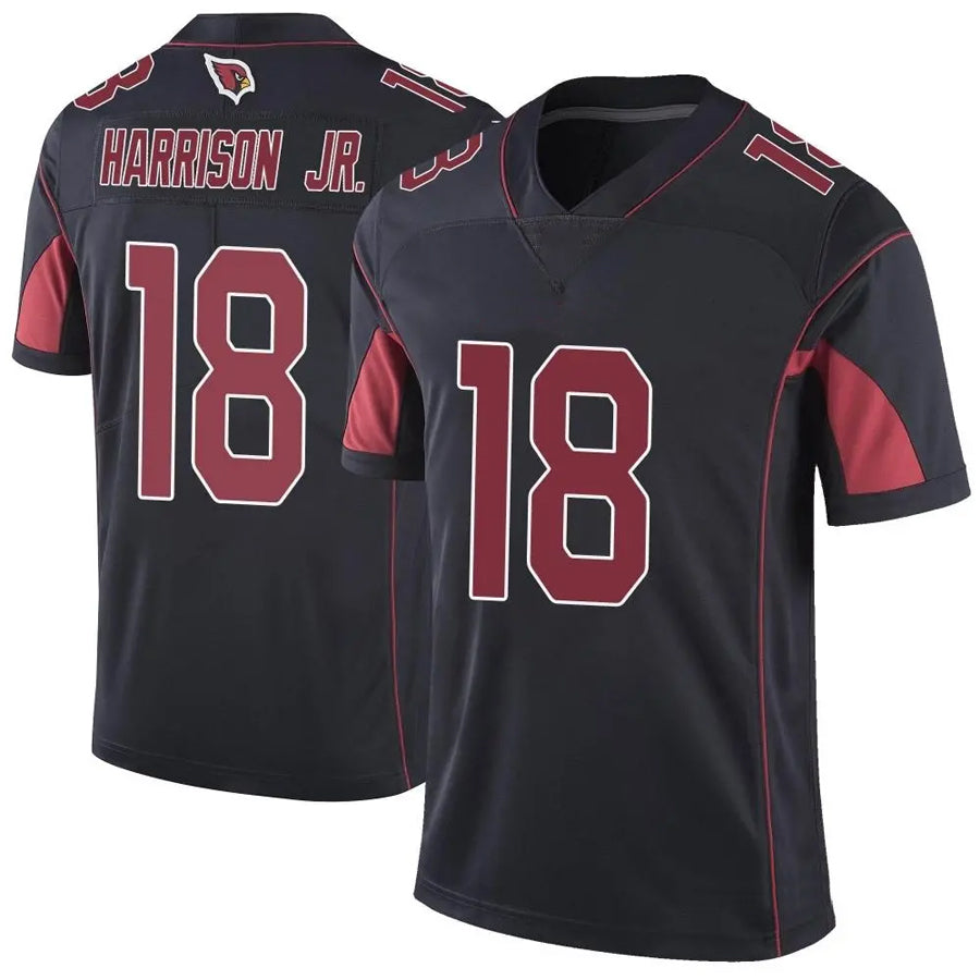 Kooe A.Cardinals #18 Marvin Harrison Jr. Player Black Vapor Limited Elite  Stitched Jerseys