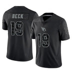 Kooe A.Cardinals #19 Carson Beck Player Black RFLCTV Limited Home Game Stitched Jerseys