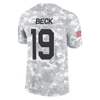 Kooe A.Cardinals #19 Carson Beck Player Camo Salute to Service Limited Home Stitched Jerseys