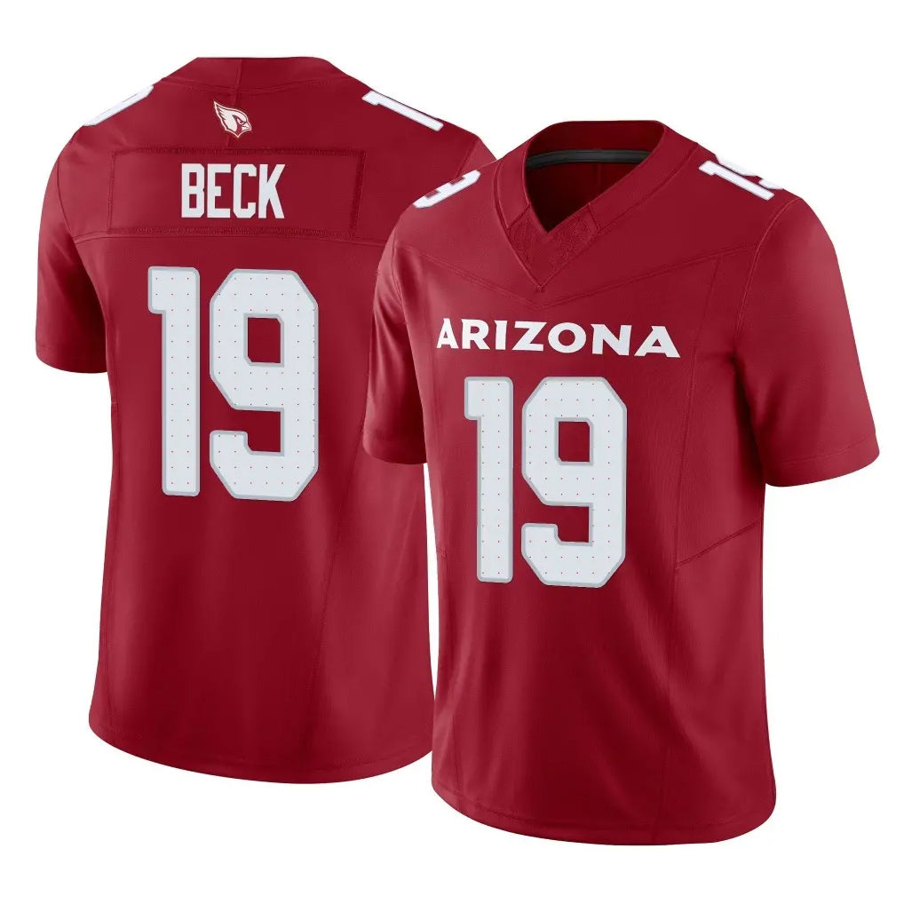 Kooe A.Cardinals #19 Carson Beck Player Cardinal Vapor F.U.S.E. Limited Home Game Stitched Jerseys