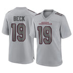Kooe A.Cardinals #19 Carson Beck Player Gray Fashion Home Game Stitched Jerseys