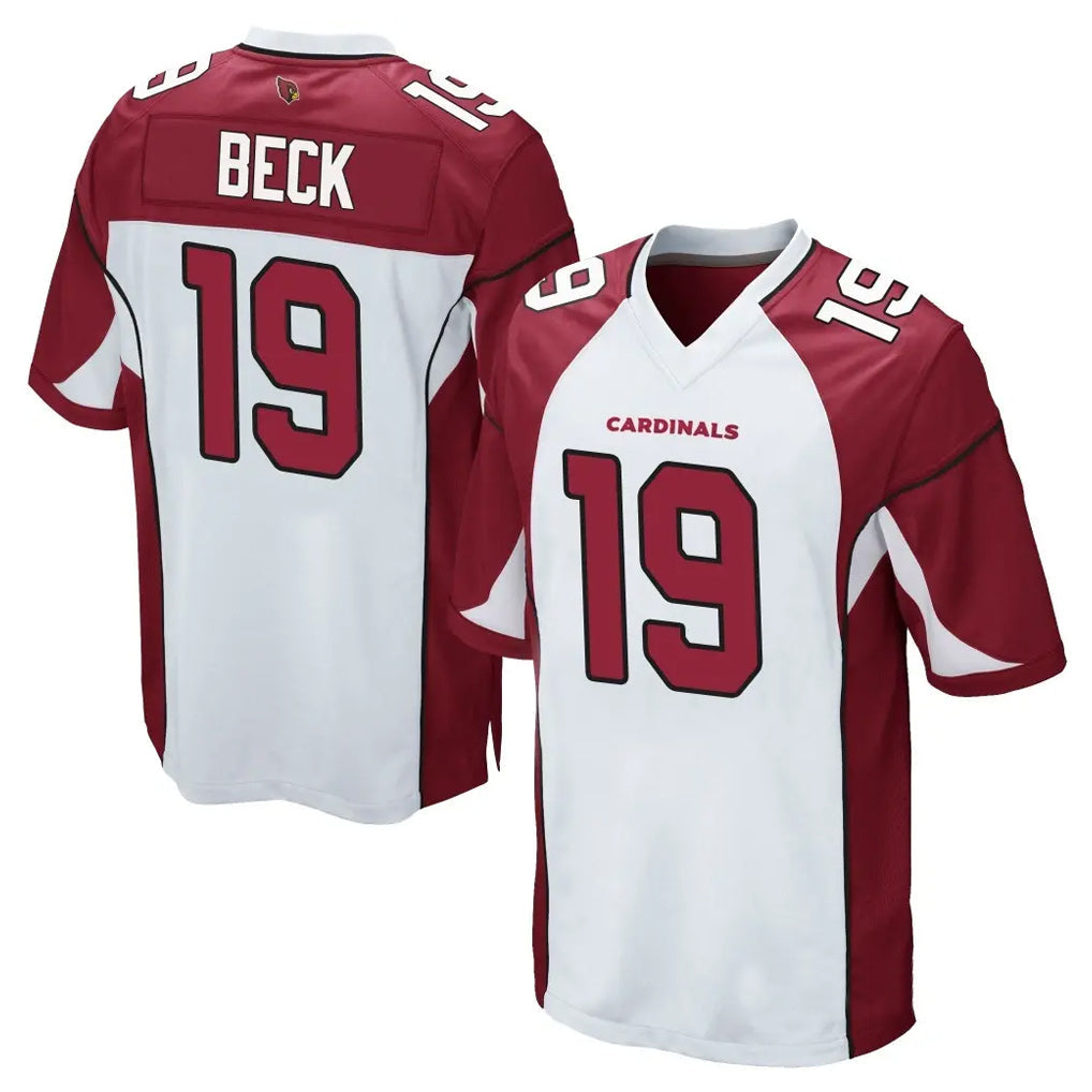 Kooe A.Cardinals #19 Carson Beck Player White Cardinal Home Game Stitched Jerseys