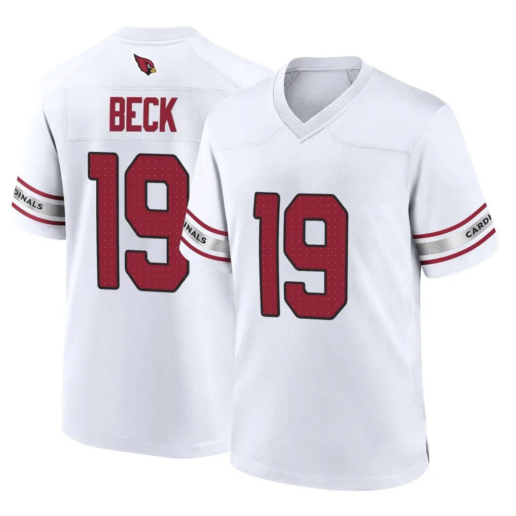 Kooe A.Cardinals #19 Carson Beck Player White Home Game Stitched Jerseys