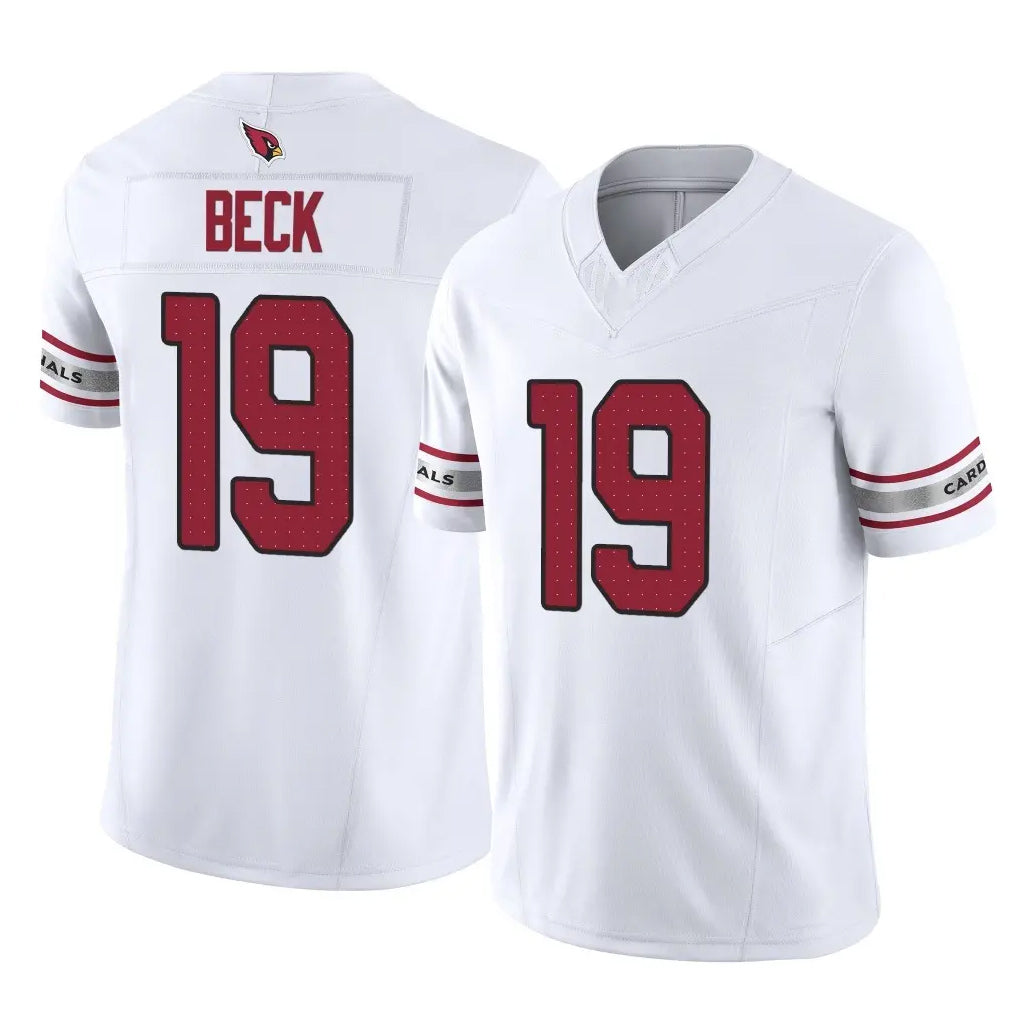 Kooe A.Cardinals #19 Carson Beck Player White Vapor F.U.S.E. Limited Home Game Stitched Jerseys