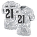Kooe A.Cardinals #21 Garrett Williams Player Camo Salute to Service Limited Stitched Stitched Jerseys