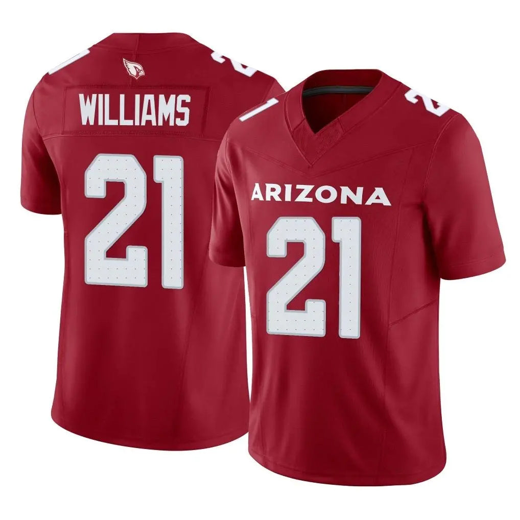 Kooe A.Cardinals #21 Garrett Williams Player Cardinal Vapor F.U.S.E. Limited Home Game Stitched Jerseys