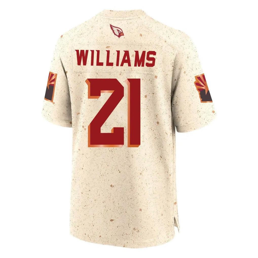 Kooe A.Cardinals #21 Garrett Williams Player Cream Rivalries Collection Game Stitched Jerseys
