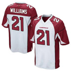 Kooe A.Cardinals #21 Garrett Williams Player White Cardinal Home Game Stitched Jerseys