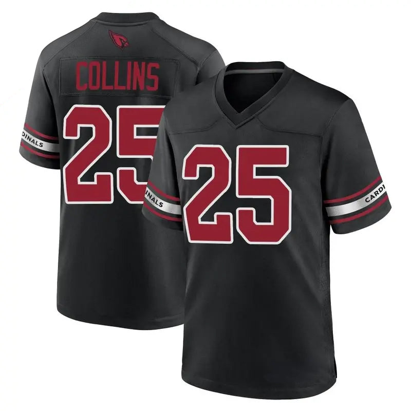 Kooe A.Cardinals #25 Zaven Collins Player Black Game Home Stitched Jerseys