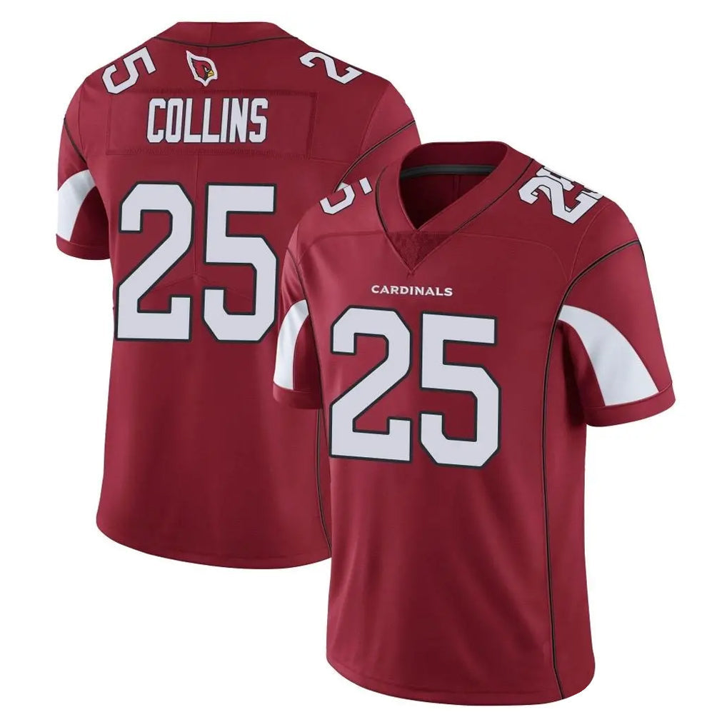 Kooe A.Cardinals #25 Zaven Collins Player Cardinal Vapor Limited Home Game  Stitched Jerseys