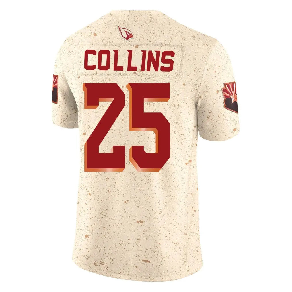 Kooe A.Cardinals #25 Zaven Collins Player Cream Rivalries Collection Vapor Limited Home Game Stitched Jerseys