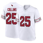 Kooe A.Cardinals #25 Zaven Collins Player White Home Game Stitched Jerseys