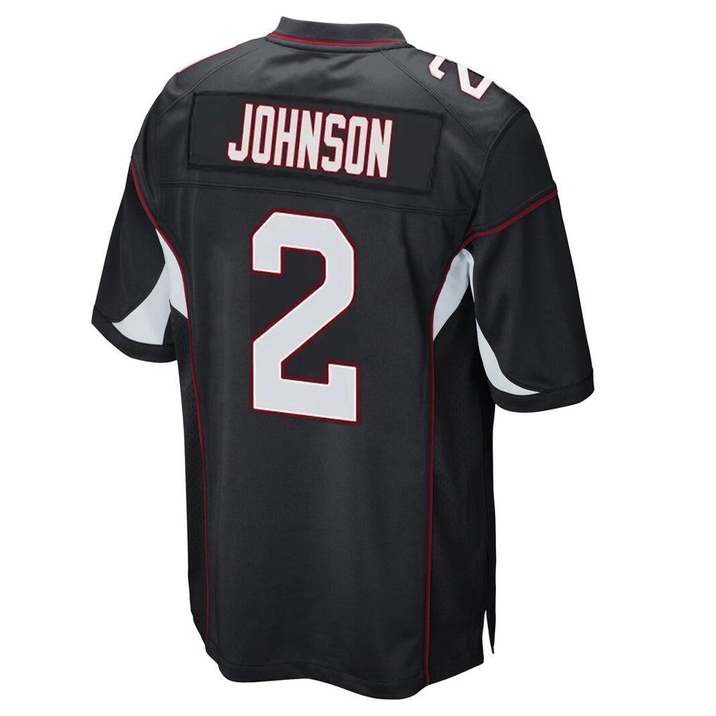 Kooe A.Cardinals #2 Will Johnson Player Black Home Game Stitched Jerseys