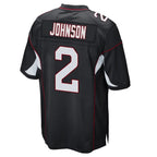 Kooe A.Cardinals #2 Will Johnson Player Black Home Game Stitched Jerseys