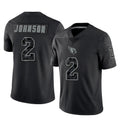 Kooe A.Cardinals #2 Will Johnson Player Black RFLCTV Limited Home Game Stitched Jerseys