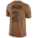 Kooe A.Cardinals #2 Will Johnson Player Brown Limited Salute To Service Game Stitched Jerseys