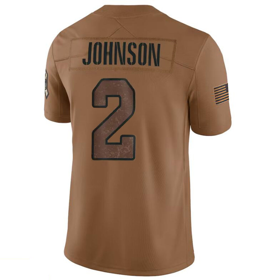 Kooe A.Cardinals #2 Will Johnson Player Brown Limited Salute To Service Game Stitched Jerseys