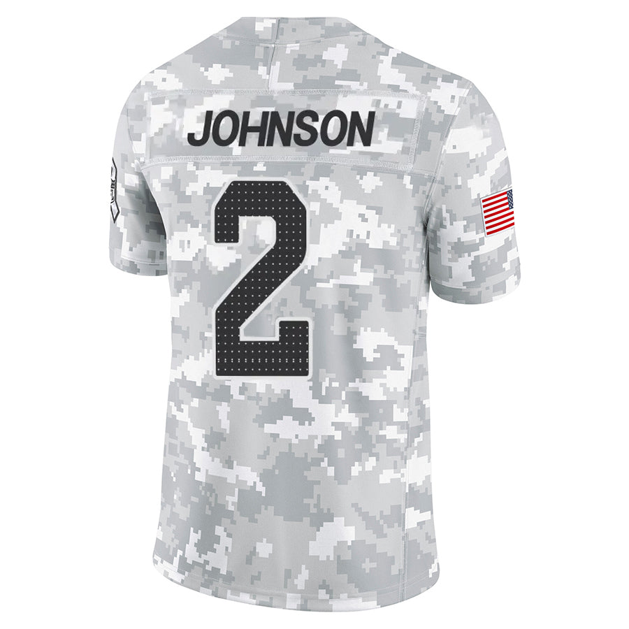 Kooe A.Cardinals #2 Will Johnson Player Camo Salute to Service Limited Home Stitched Jerseys