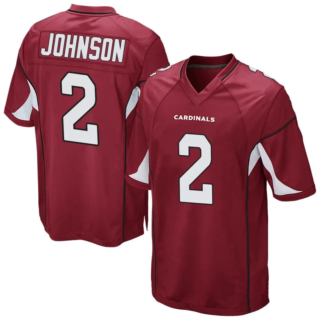 Kooe A.Cardinals #2 Will Johnson Player Cardinal Home Game Stitched Jerseys