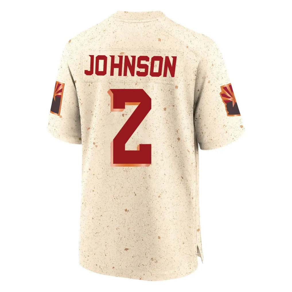 Kooe A.Cardinals #2 Will Johnson Player Cream Rivalries Collection Game Stitched Jerseys