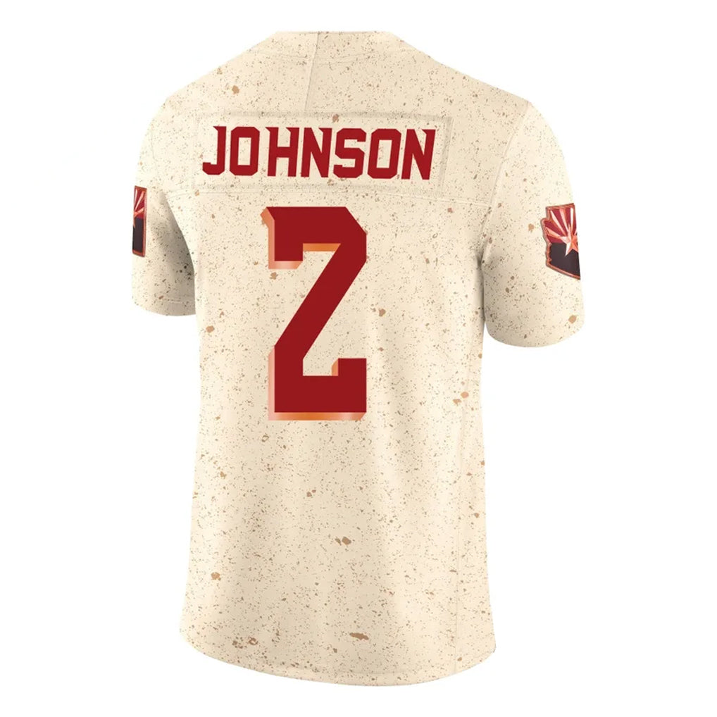 Kooe A.Cardinals #2 Will Johnson Player Cream Rivalries Collection Vapor Limited Home Game Stitched Jerseys