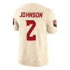 Kooe A.Cardinals #2 Will Johnson Player Cream Rivalries Collection Vapor Limited Home Game Stitched Jerseys