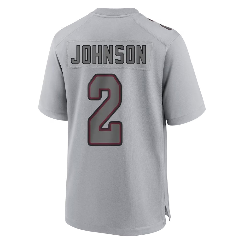 Kooe A.Cardinals #2 Will Johnson Player Gray Fashion Home Game Stitched Jerseys
