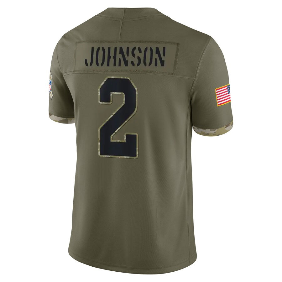Kooe A.Cardinals #2 Will Johnson Player Olive Salute To Service Limited Game Stitched Jerseys