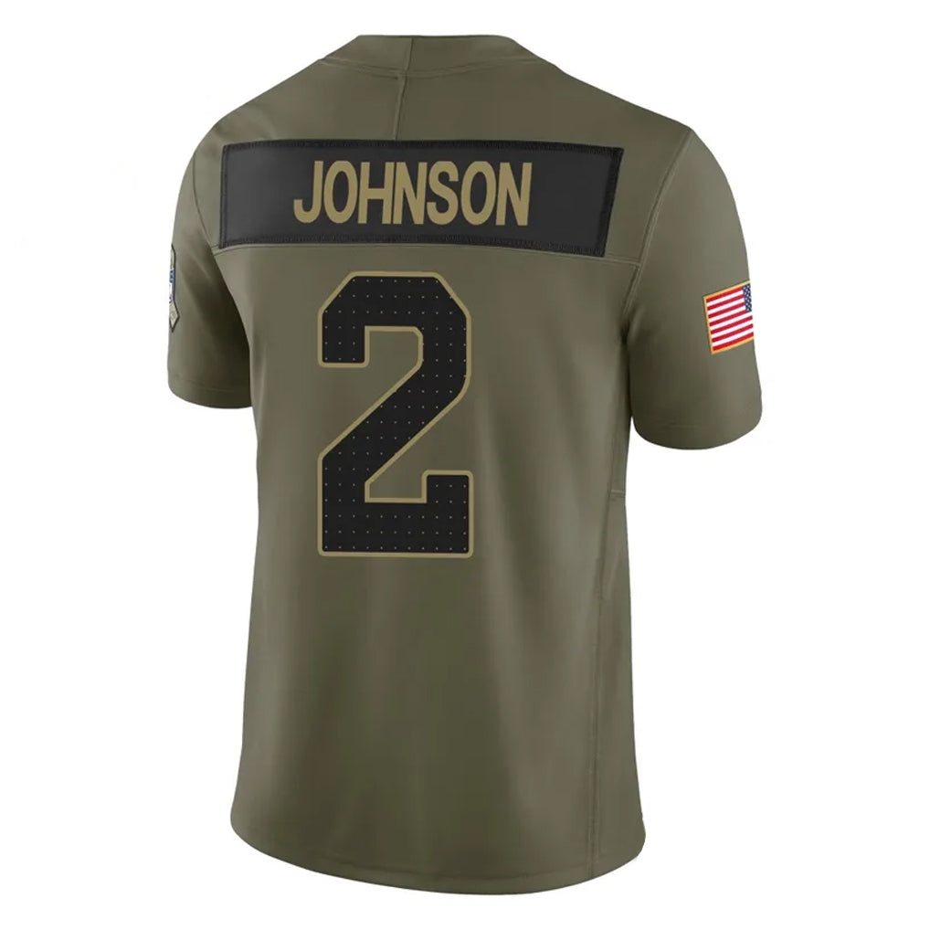 Kooe A.Cardinals #2 Will Johnson Player Olive Salute To Service Limited Home Game Stitched Jerseys