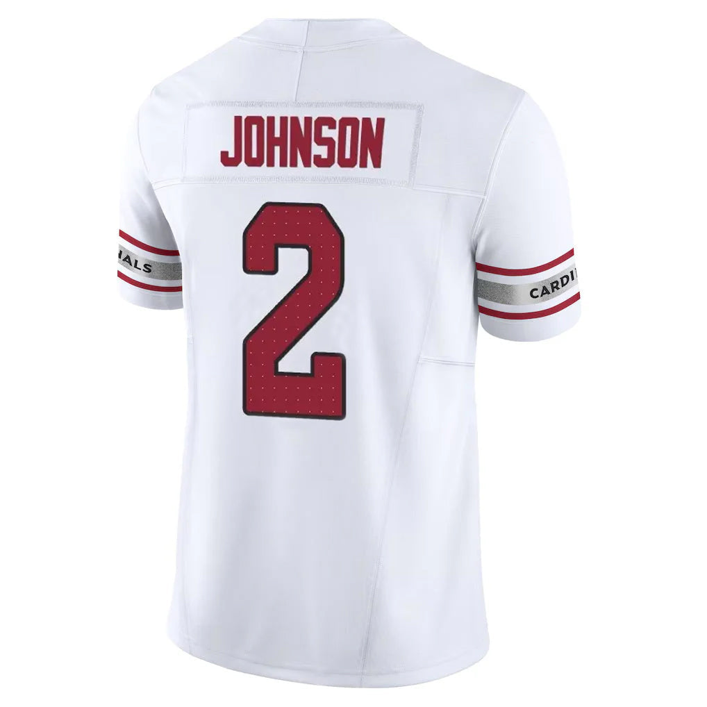 Kooe A.Cardinals #2 Will Johnson Player White Vapor F.U.S.E. Limited Home Game Stitched Jerseys