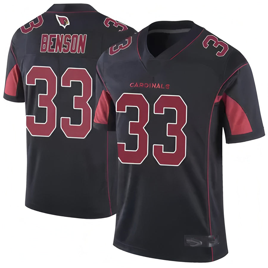 Kooe A.Cardinals #33 Trey Benson Player Black Vapor Limited Elite Stitched Jerseys
