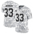 Kooe A.Cardinals #33 Trey Benson Player Camo Salute to Service Limited Stitched Jerseys