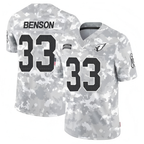 Kooe A.Cardinals #33 Trey Benson Player Camo Salute to Service Limited Stitched Jerseys