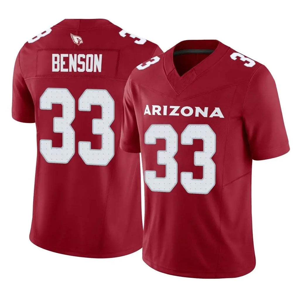 Kooe A.Cardinals #33 Trey Benson Player Cardinal Vapor F.U.S.E. Limited Home Game Stitched Jerseys