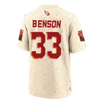 Kooe A.Cardinals #33 Trey Benson Player Cream Rivalries Collection Game Stitched Jerseys