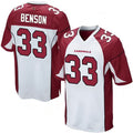 Kooe A.Cardinals #33 Trey Benson Player White Home Game Stitched Jerseys