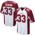 Kooe A.Cardinals #33 Trey Benson Player White Home Game Stitched Jerseys