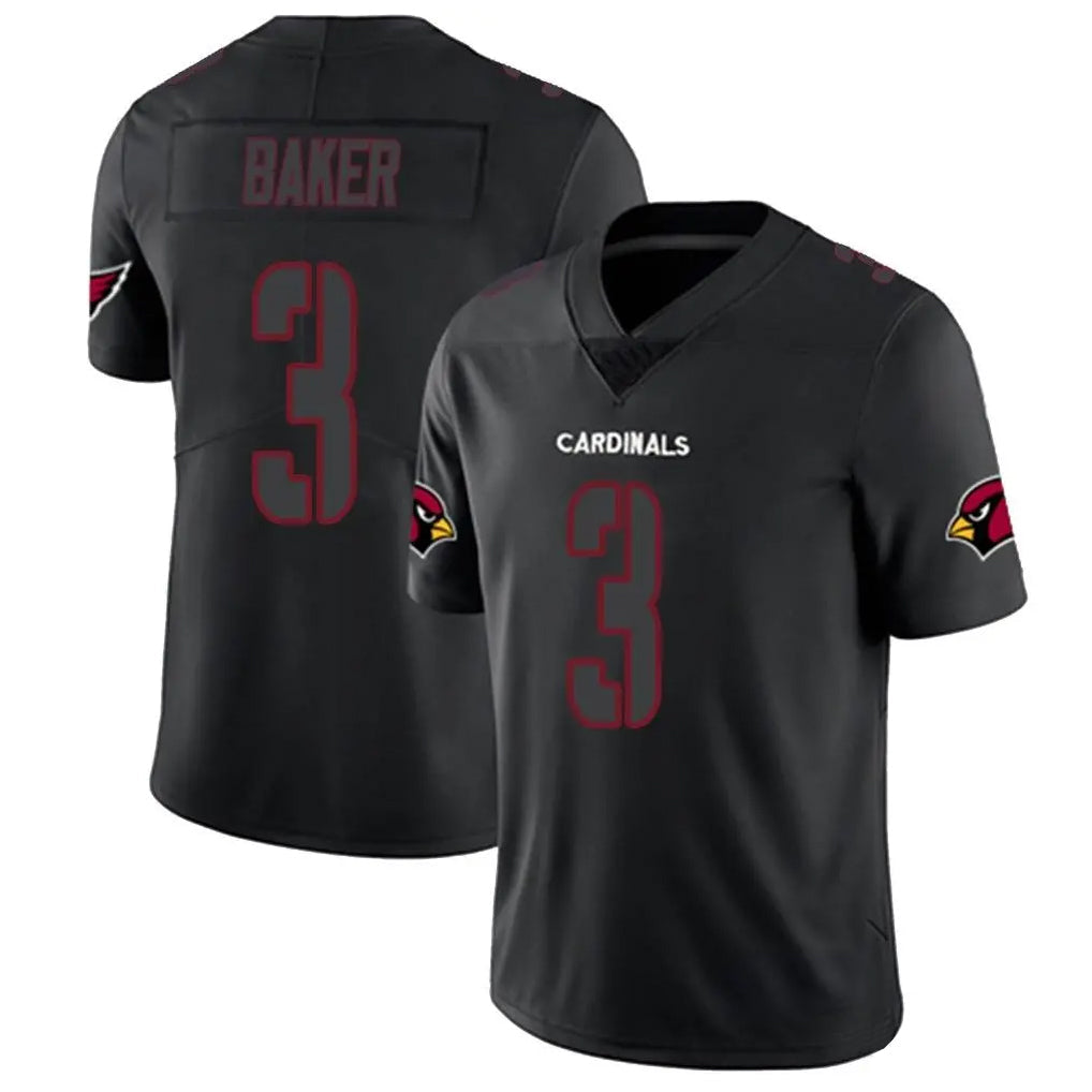 Kooe A.Cardinals #3 Budda Baker Player Black Impact Limited Home Game Stitched Jerseys