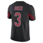 Kooe A.Cardinals #3 Budda Baker Player Black Limited Elite Home Game Stitched Jerseys