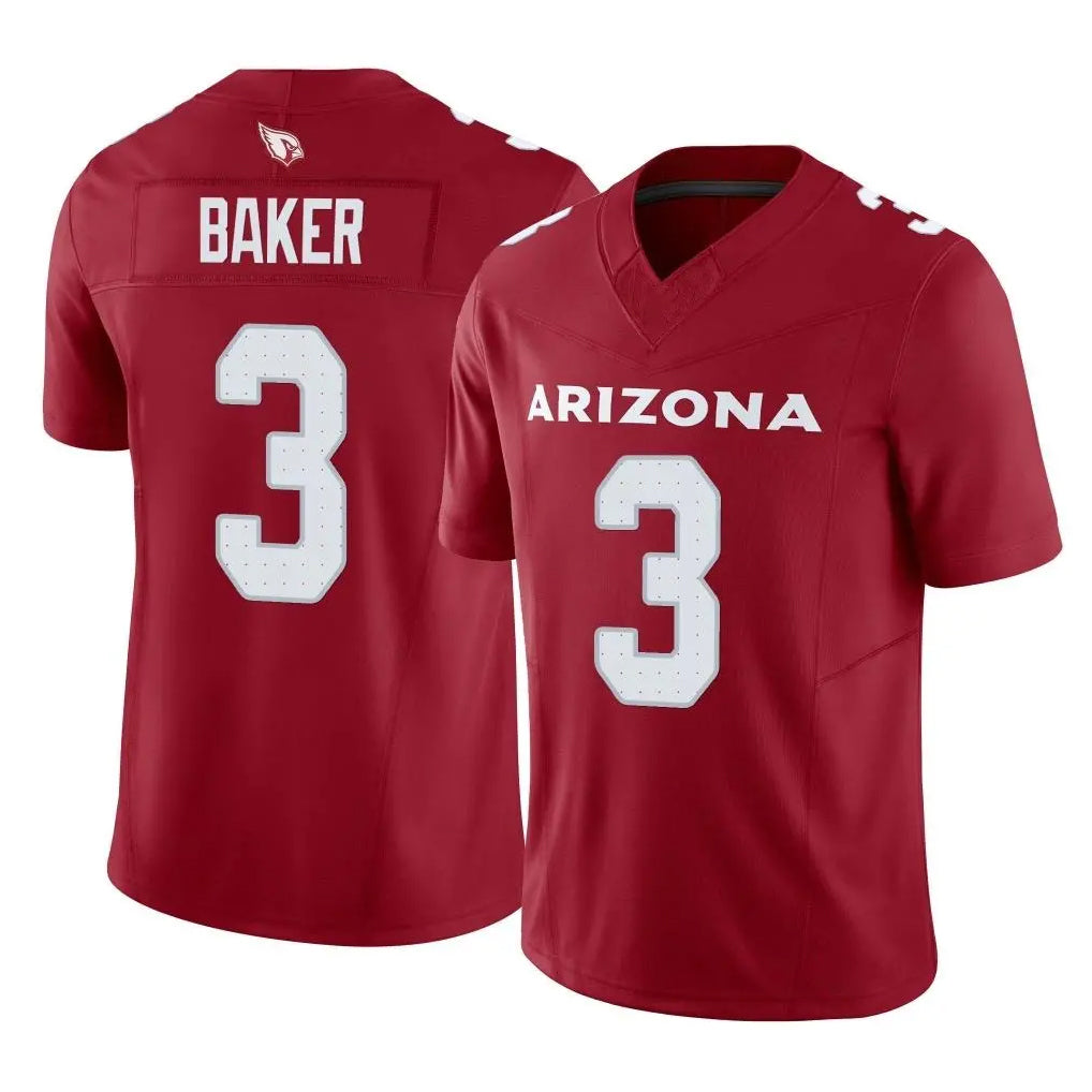Kooe A.Cardinals #3 Budda Baker Player Cardinal Vapor F.U.S.E. Limited Home Game Stitched Jerseys