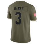 Kooe A.Cardinals #3 Budda Baker Player Olive Salute To Service Limited Stitched Jerseys