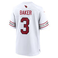 Kooe A.Cardinals #3 Budda Baker Player White Game Road Stitched Jerseys